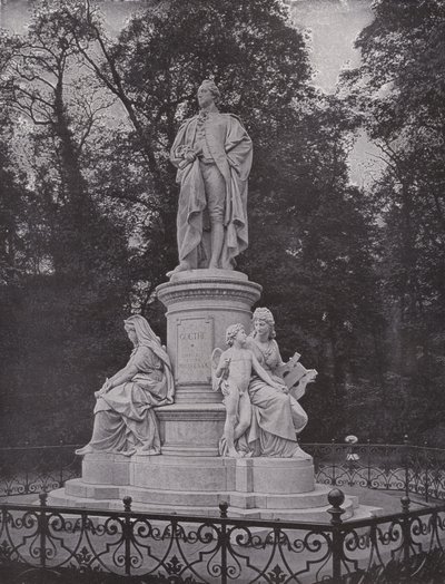 Nel Tiergarten, Monumento a Goethe da Photographer German