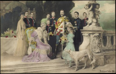 Famiglia imperiale sotto Guglielmo II, Levriero, RPH da Photographer German