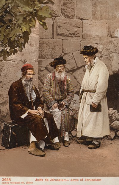 Ebrei di Gerusalemme da Photographer German