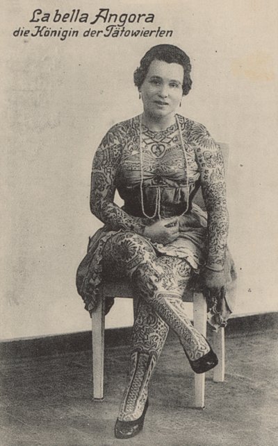 La Bella Angora, Regina dei Tatuati da Photographer German