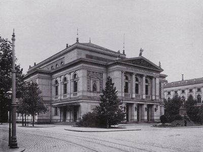 Lipsia: Gewandhaus e Monumento a Mendelssohn da Photographer German