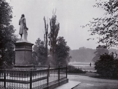 Lipsia: Rosental-Partie con Monumento a Gellert da Photographer German
