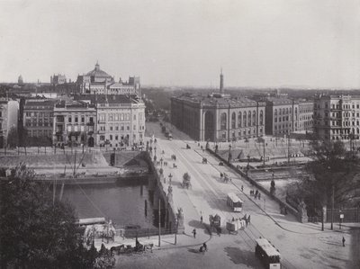 Ponte Moltke e edificio dello stato maggiore da Photographer German
