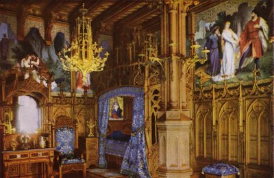 Castello di Neuschwanstein: Schlafzimmer da Photographer German