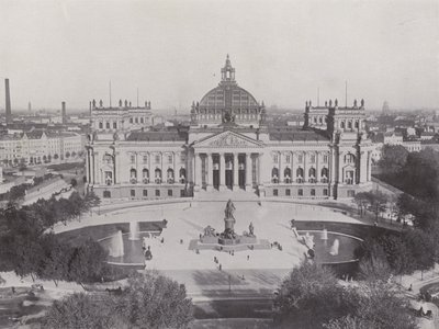 Edificio del Reichstag e Monumento a Bismarck da Photographer German