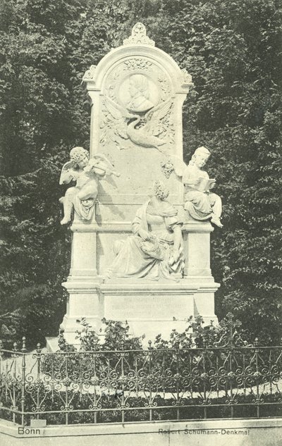 Memoriale di Robert Schumann, Bonn, Germania da Photographer German