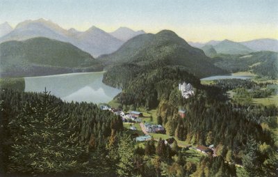 Castello di Hohenschwangau dalla gioventù da Photographer German