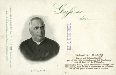 Sebastian Kneipp, sacerdote cattolico bavarese e pioniere della naturopatia da Photographer German