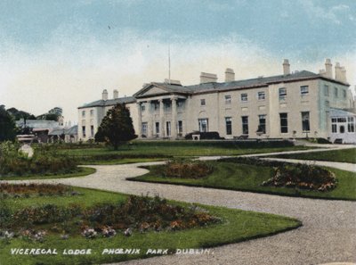 Viceregal Lodge, Phoenix Park, Dublino da Photographer Irish