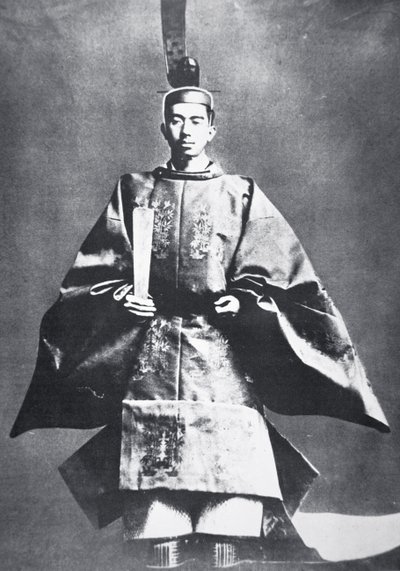 Hirohito, Imperatore del Giappone alla sua incoronazione da Photographer Japanese