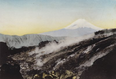 Giappone, c.1912: Fuji da Ohwakudani, Hakone da Photographer Japanese