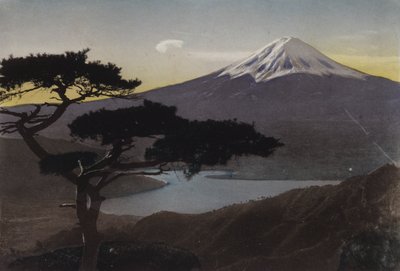 Giappone, c.1912: Monte Fuji dal Passo Misaka da Photographer Japanese