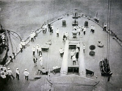 Il ponte di prua della 