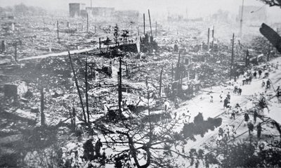 Tokyo dopo il terremoto del Kanto da Photographer Japanese
