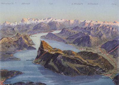 Burgenstock e il Lago dei Quattro Cantoni (foto a colori) da Photographer Swiss