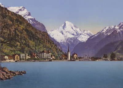 Fluelen e il Bristenstock 3074 m (foto a colori) da Photographer Swiss