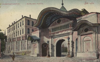Sublime Porta, Costantinopoli da Photographer Turkish