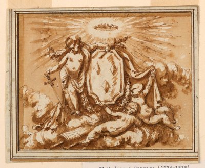 Progetto per un sovrapporta da Piat Joseph Sauvage
