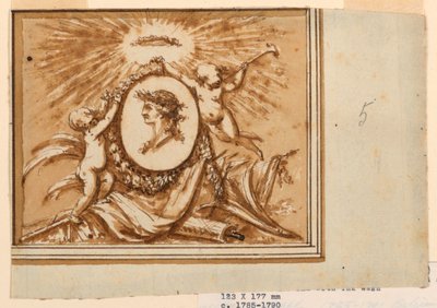 Progetto per un sopraporta da Piat Joseph Sauvage