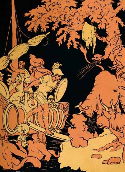 I tori sputafuoco, 1880 da Picart