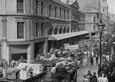 Mercato di Billingsgate, Città di Londra da Pictorial Agency