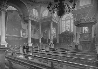 Chiesa di San Stefano, Walbrook, Città di Londra, c1890-1911 da Pictorial Agency