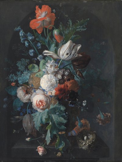Vaso con fiori di Jan Van Huysum da Pictufy