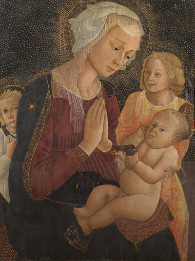 Madonna col Bambino e due angeli da Pier Francesco Fiorentino