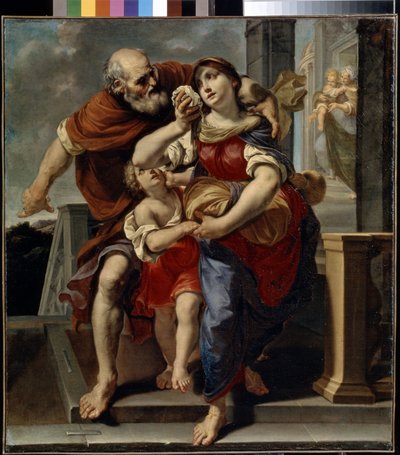 Agar lascia la casa di Abramo da Pier Francesco Mola