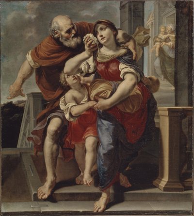 Agar lascia la casa di Abramo da Pier Francesco Mola