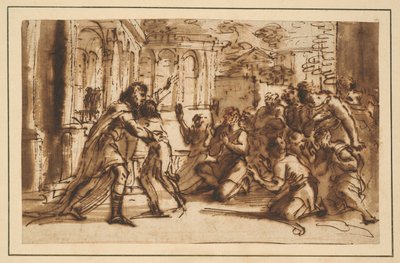 Giuseppe che saluta i suoi fratelli da Pier Francesco Mola
