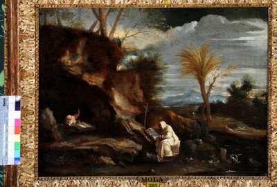 Paesaggio con due monaci certosini da Pier Francesco Mola