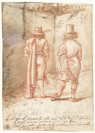 Ritratti di Pier Francesco Mola e Niccolò Simonelli da Pier Francesco Mola