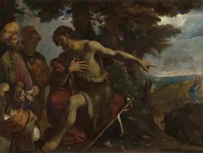 San Giovanni Battista predica nel deserto, c. 1640 da Pier Francesco Mola