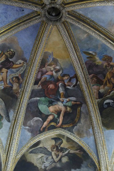 Affresco raffigurante il profeta Davide, 1926 circa (affresco) da Pier Francesco Morazzone