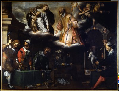 San Eloi, patrono degli argentieri da Pier Francesco Morazzone