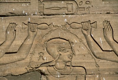 Bassorilievo, Tempio di Kalabsha, Aswan, civiltà egizia da Blaise Nicolas Le Sueur