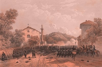 Difesa di Varese da parte delle truppe di Garibaldi da Blaise Nicolas Le Sueur