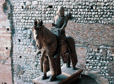 Statua equestre di Cangrande I della Scala, Castelvecchio, Verona da Blaise Nicolas Le Sueur