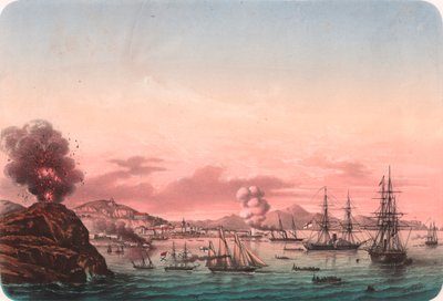 Navi francesi che prendono Kerc, 26 maggio da Blaise Nicolas Le Sueur