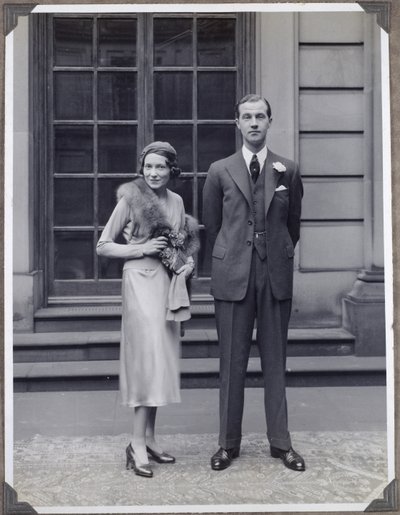 Lord Charles Cavendish e Adele Astaire il giorno del loro matrimonio da Blaise Nicolas Le Sueur