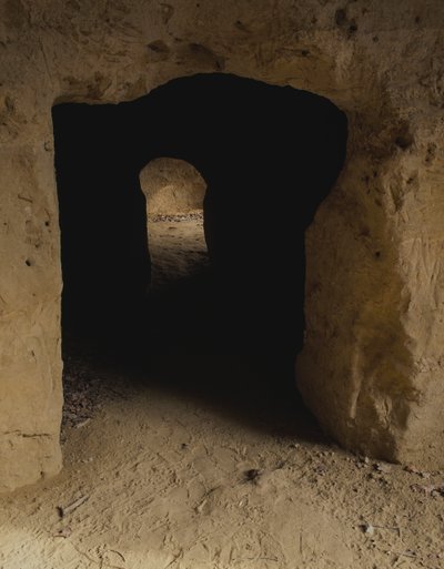Il labirinto di Porsenna, rete di passaggi sotterranei etruschi, Chiusi, Toscana da Blaise Nicolas Le Sueur