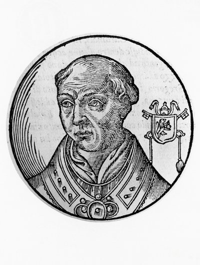 Ritratto di Callisto II (Guido di Borgogna) da Blaise Nicolas Le Sueur