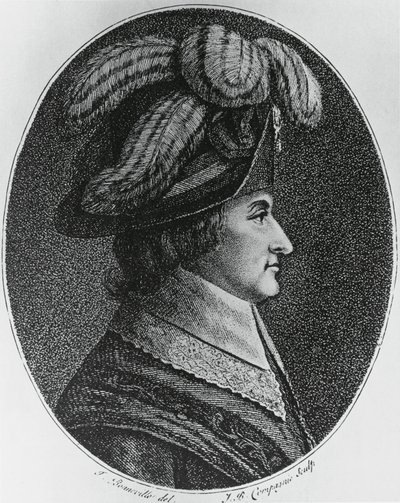 Ritratto di Lazare Nicolas Marguerite, Conte Carnot (1753-1823), generale, politico, ingegnere e matematico francese (incisione) da Blaise Nicolas Le Sueur