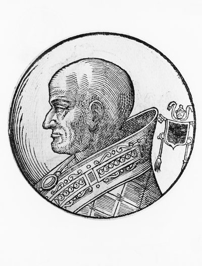 Ritratto di Sergio III (morto 911) da Blaise Nicolas Le Sueur