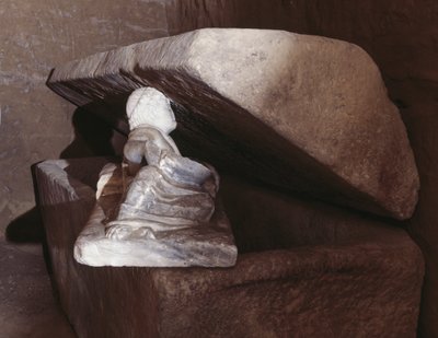 Sarcofago nella Tomba del Pellegrino, Chiusi, Toscana, civiltà etrusca, III secolo a.C. da Blaise Nicolas Le Sueur