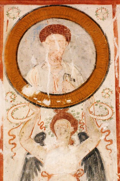 Valle delle Tombe a Palmira, affresco ipogeo nella tomba dei tre fratelli da Blaise Nicolas Le Sueur