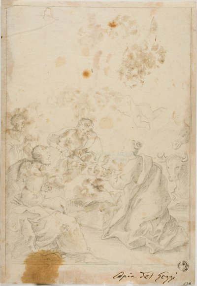 Adorazione dei pastori da Pier Leone Ghezzi