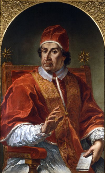 Clemente XI (1649 - 1721) (dettaglio) da Pier Leone Ghezzi