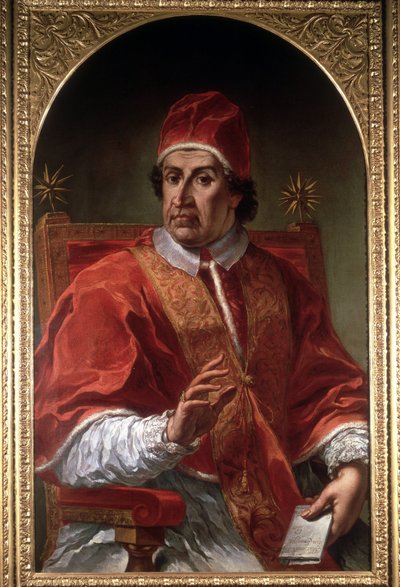 Ritratto di Clemente XI (1649 - 1721) di Pier Leone Ghezzi. Museo di Roma, Roma da Pier Leone Ghezzi